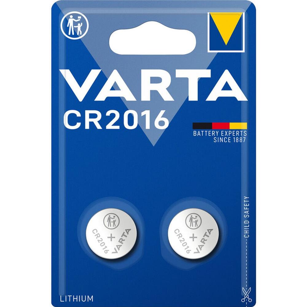 Bateria CR2016 Varta x2. Angola-Materiais.shop - A maior variedade de materiais de construção em Angola. Compre online com facilidade e segurança.
