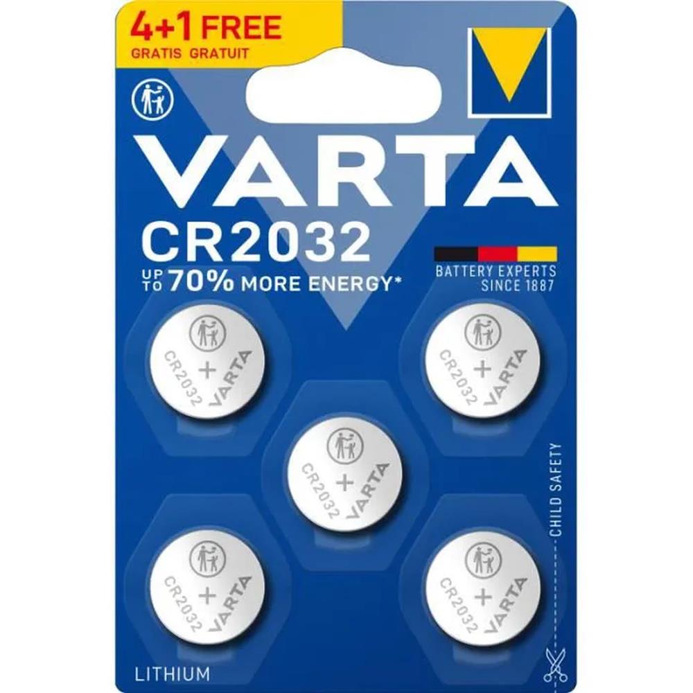 Bateria CR2032 Varta x4 +1 oferecido. Construa o futuro com os melhores materiais. Angola-Materiais.shop, sua loja de confiança.