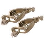 Alicates de bateria de crocodilo 25a 2pcs. Materiais de elite para construtores de sucesso. Angola-Materiais.shop.