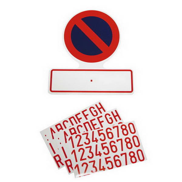 Placa de estacionamento proibida com características adesivas. Simplifique seus projetos de construção com Angola-Materiais.shop. Temos tudo o que você precisa, entregue na sua porta.