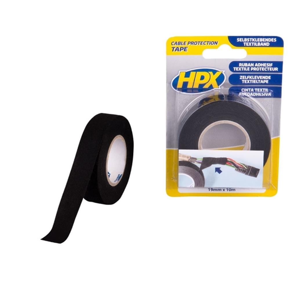 Adesivo de fita têxtil preto acrílico 19 mm x 10 m hpx (unidade). Entrega rápida e confiável em todas as cidades de Angola. Angola-Materiais.shop, a sua solução completa para materiais de construção.
