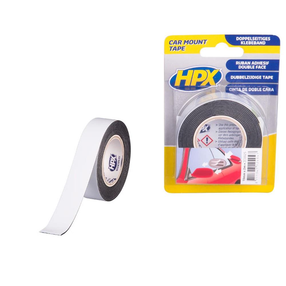 Fita adesiva dupla de 19 mm x 2 m fitas (unidade). Materiais de ponta para construções de sucesso. Angola-Materiais.shop, sua fonte de excelência.