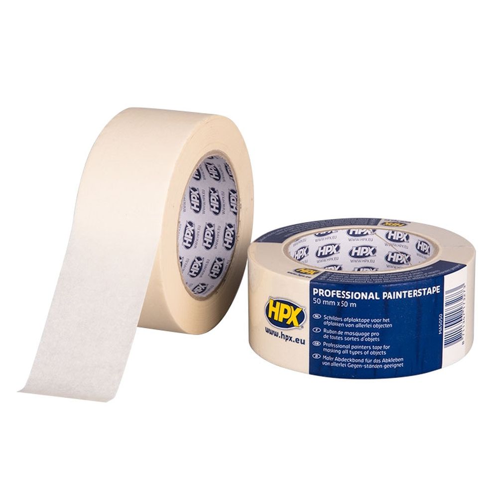50 mm x 50 m fitas de mascaramento (unidade). Construindo Angola, um material de cada vez. Angola-Materiais.shop.