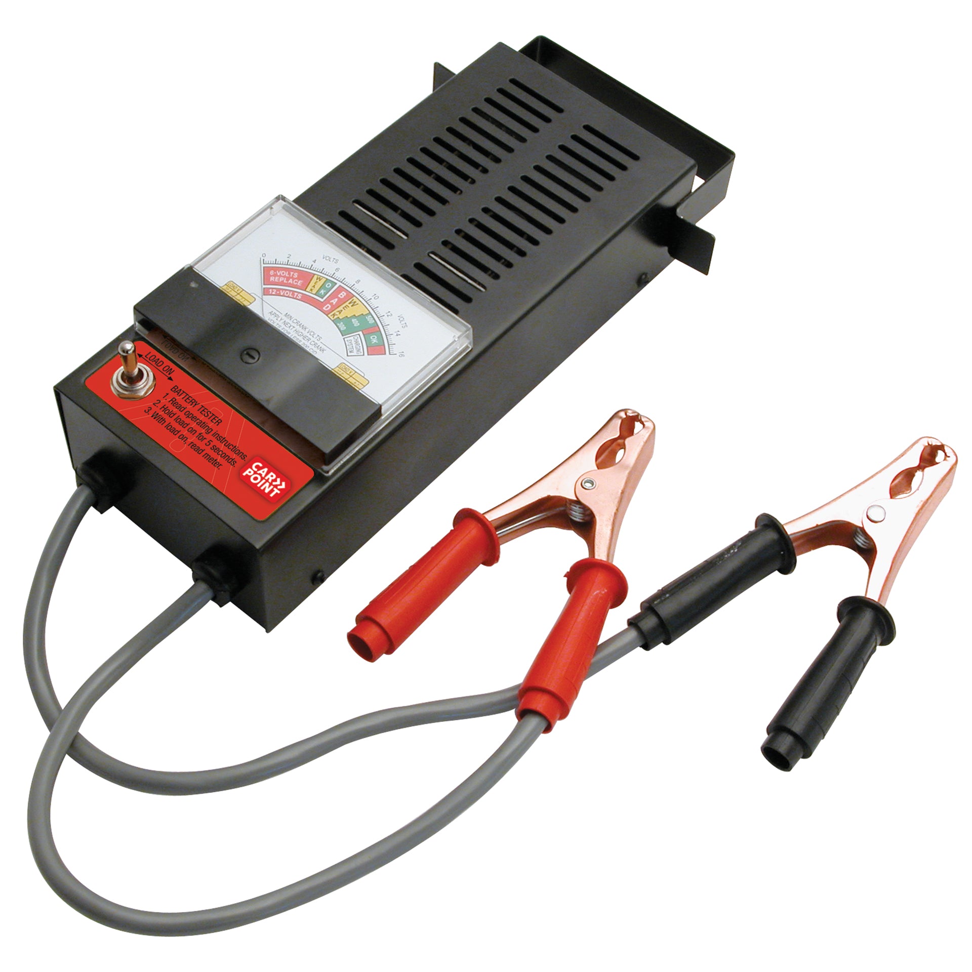 Testador de bateria profissional 6/12V. Construindo Angola, um material de cada vez. Angola-Materiais.shop.