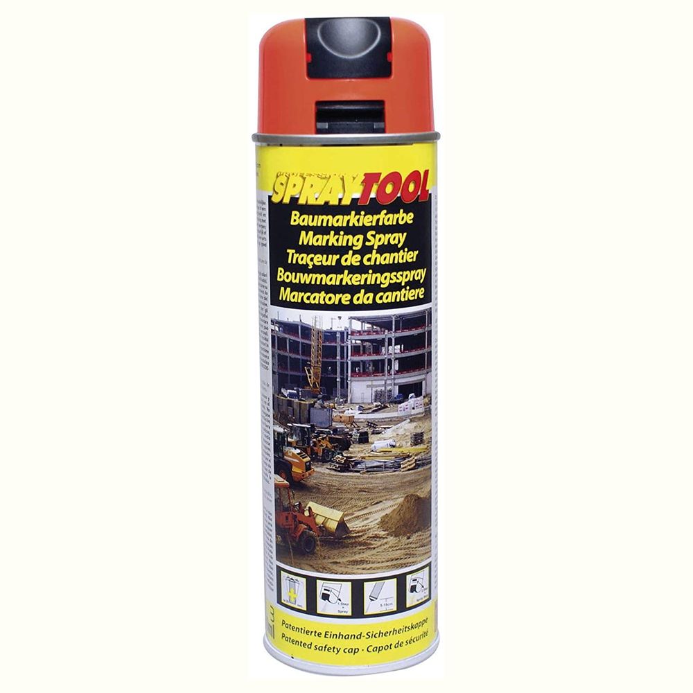 TP Orange Fluo Aerosol 500ml Colormark Tracer. Construa com confiança: Angola-Materiais.shop, seu parceiro em materiais de construção de ponta.