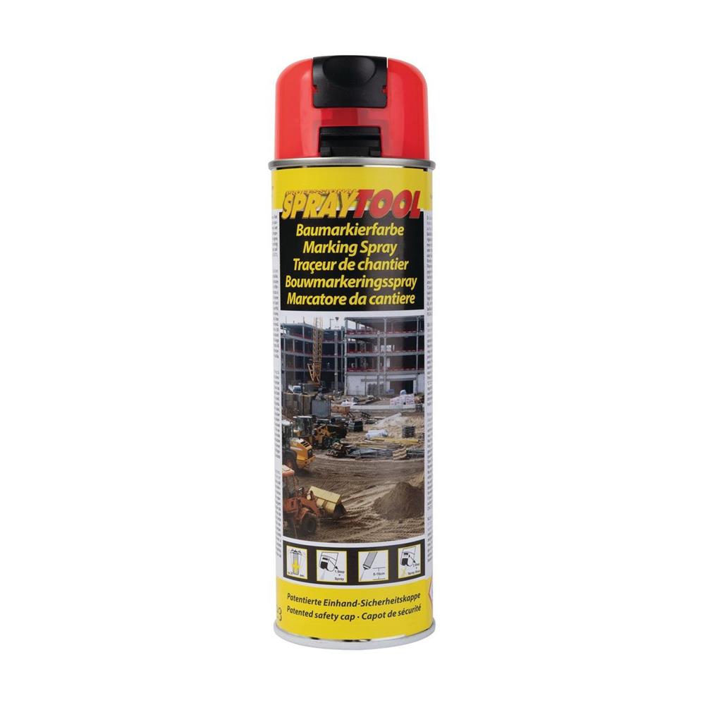Tambor TP Fluo Red Aerosol 500ml Spraytool. Construa o futuro com os melhores materiais. Angola-Materiais.shop, sua loja de confiança.