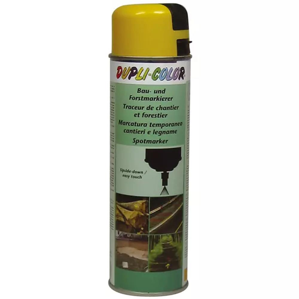Tracker temporário TP Amarelo 500ml Dupli Color. Angola-Materiais.shop: Onde profissionais da construção encontram as melhores ferramentas e materiais.